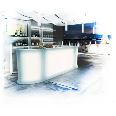 Banchi bar luminosi