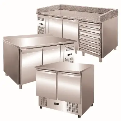 Tavoli refrigerati e banchi pizza