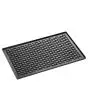 Piastra in alluminio fuso antiaderente cm 53x32,5x1,5 h - Con canale di scolo - Adatto per cuocere e grigliare