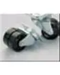 KIT RUOTE PIVOTTANTI (2 con freno) PER MOD. 60 (non montate)