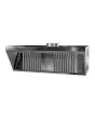 Cappa Inox con filtri (senza aspiratore) per Mod. CM29