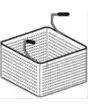 CESTO C PER CUOCIPASTA - Dimensioni cm L 28 x P 24 x H 21,5