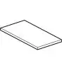 TAGLIERE IN PLASTICA - Dimensioni cm L 39 x P 75 x H 2,5