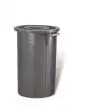 Coperchio Grigio in Polietilene - GIGANPLAST Linea CORALLO - Capacità 75 lt  - Imballo confezione da n. 1 Unità