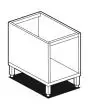 MOBILE BASE A GIORNO MOD. M-6 - Dimensioni cm L 60 x P 40 x H 60