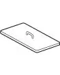 COPERCHIO PER BRASIERA MOD. BRF/64 - Dimensioni cm L 33 x P 45 x H 5