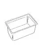 BACINELLE Cm L 18 x P 16,5 x h 12,6 - CAPACITA' Lt. 2,5