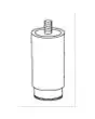 Kit 4 piedini Inox dim. Cm 5-7
