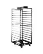 CARRELLO IN INOX PER FORNI ROTORBAKE T5/E4 - Capacità teglie: n. 15 cm 40 x 60, 46 x 66, 45 x 75, 50 x 70, 60 x 65, 40 x 80 (specificare dimensione teglia al momento dell'ordine)