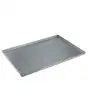 TEGLIA RETTANGOLARE IN LAMIERA ALLUMINATA PER PASTICCERIA E PIZZERIA - DIM. mm. L 600 x P 400 x 20 H