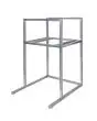SUPPORTO MOD. S KAORI - PER FORNI CUOCIRISO - Supporto colonna per essere utilizzato con forno e mescolatore - Dim. cm L 105 x P 90 x 141,5 h