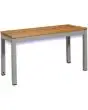 PANCA A DUE POSTI - MOD. 32P2 - Struttura in tubolare - DIM. Cm L 70 x P 32 x H 40 - Volume m³ 0,10 - Peso Kg. 8