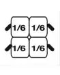 SET CESTELLI N. 4 x 1/6 GN