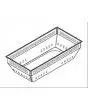 SUPPORTO VASCHETTA GELATO cm 36x16,5 AL POSTO DI DUE FORI