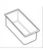 N. 1 VASCHETTA GELATO cm 36x16,5x12 h