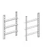 KIT SUPPORTO TEGLIE (CREMAGLIERE + N.3 COPPIE GUIDE INCLUSE) - PER MOD. FEP 4 BIG / FPG4 / STOP 4 BIG