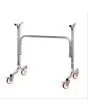 Carrello inox con ruote con porta bacinella - Per Mod. ELBA24/P e ELBA36/P