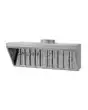 Cappa inox semplice con filtri frontali (senza aspiratore) - Per Mod. 12/P, 16/P, 32/P