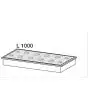 VASCHETTE GN CON COPERCHI PER VASCA REFRIGERATA - PER VASCA CON LUNGHEZZA cm 100 N. 8 VASCHETTE DA 1/6 + N. 4 VASCHETTE DA 1/9 (ACCESSORI DA APPLICARE AL BANCO BAR)