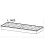 VASCHETTE GN CON COPERCHI PER VASCA REFRIGERATA - PER VASCA CON LUNGHEZZA cm 140 N. 12 VASCHETTE DA 1/6 + N. 4 VASCHETTE DA 1/9 (ACCESSORI DA APPLICARE AL BANCO BAR)