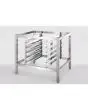 TAVOLO PORTAFORNO - CAPACITA' TEGLIE N. 5 cm 40x60, 46x66, 40x80, 46x76 (da specificare al momento dell'ordine) - DIMENSIONI cm L 80 x P 106,6 x 86 H - Peso Kg. 30