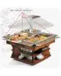 PORTAPIATTI INOX LUNGO PER MOD. LAGO8BM, LAGO8DRY, LAGO8HOT