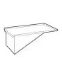 SGOCCIOLATOIO PER FRIGGITRICI PASTICCERIA - DIMENSIONI cm L 76,7 x P 39,2