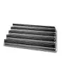 TEGLIA IN ALLUMINIO FORATA ANTIADERENTE 5 CANALI PER BAGUETTE FRESCHE cm 60x40