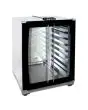 LIEVITATORE CON COMANDO MANUALE - Mod. XLT133 - Capacità n. 8 teglie cm 46x33 - Distanta tra le teglie cm 7 - Temperatura max 70°C - Alimentazione monofase 230V/1/50-60Hz - Potenza kW 1,2 - Dimensioni cm L 60 x P 65 x 75,7 h - Peso Kg 22