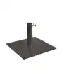 BASE IN ACCIAIO COLOR ANTRACITE - TUBO INCLUSO - DIMENSIONI cm L 65 x P 65 x 2,5 H - PESO Kg 70