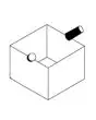 CESTELLO GN 2/3 - DIMENSIONI cm L 29,8 x P 33,4 x 21,5 H