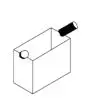 CESTELLO GN 1/3 (A) - DIMENSIONI cm L 29 x P 16 x 21,5 H