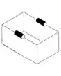 CESTELLO GN 1/1 - DIMENSIONI cm L 30 x P 48,6 x 21,5 H