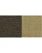 TETTINO - COLORE STRUTTURA MARRONE D'INDIA CON TESSUTO BEIGE - CONFEZIONE DA N.1 - DIM. cm L 53 x P 65 x H 4