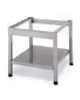 SUPPORTO LAVAGGIO - IN ACCIAO INOSSIDABILE DI ALTA QUALITA' - PIEDINI IN GOMMA - RIPIANO INFERIORE PER LO STOCCAGGIO DI CESTELLI - DIM. cm L 48,5 x P 49,5 x H 44