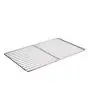 GRIGLIA IN ACCIAIO INOX AISI 304 GASTRONORM 1/1 mm. 530x325 - Struttura ø 7 mm - N. 13 fili ø 4 mm - N. 1 traversa ø 7 mm - Peso Kg. 1,15 - Non adatte per forni con doppia guida