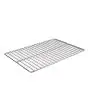 GRIGLIA LEGGERA IN ACCIAIO AMAGNETICO GASTRONORM 1/1 mm. 530x325 - Struttura ø 6 mm - N. 20 fili ø 3 mm - N. 1 traversa ø 6 mm - Peso Kg. 0,86 - Adatte per forni con doppia guida