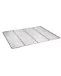 GRIGLIA LEGGERA IN ACCIAIO INOX AISI 201 AMAGNETICO mm. 600x400 - Struttura ø 5 mm - N. 29 fili ø 2 mm - N. 2 traverse ø 5 mm - Peso Kg. 0,85 - Adatte per forni con doppia guida