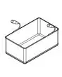 N. 1 CESTELLO GN 1/1 - DIMENSIONI cm L 29 x P 49 x 20 H