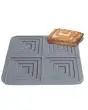 COPPIA PIASTRE INTERCAMBIABILI - FORMA N 4 WAFFEL DA cm L 11,5 X P 12,5 X 2,5 H - IN ALLUMINIO ANTIADERENTE