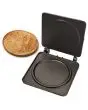 COPPIA PIASTRE INTERCAMBIABILI - FORMA: N. 1 WAFFEL A CERCHIO Ø cm 22X1 - IN ALLUMINIO ANTIADERENTE