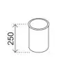 Carapina standard - Capacità Lt 7 - Dimensioni cm ø 20 x 25h