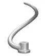 GANCIO IMPASTATORE A SPIRALE RIVESTITO BIANCO