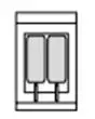 KIT CESTI PER CUOCIPASTA MOD. FU 60/30 CPE - N. 2 CESTI DA 2/8