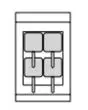 KIT CESTI PER CUOCIPASTA MOD. FU 65/40 CPE - N. 4 CESTI DA 1/4