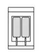 KIT CESTI PER CUOCIPASTA MOD. FU 65/40 CPE - N. 2 CESTI DA 2/4