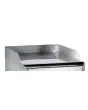 Guida ferma vassoi in acciaio inox Aisi 430 finitura satinata per contenitore Mec - Progettata per ospitare vassoi con dimensione max L 590 x P 460 mm - Dimensioni cm L 60,5 x P 46 x 11,5 H - Peso Kg 0,9