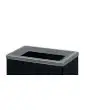 Coperchio in metallo verniciato grigio per gettacarte Bob Color - Dimensioni cm L 30 x P 20 x H 3,5 - Peso Kg 0,4
