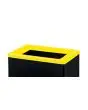 Coperchio in metallo verniciato giallo per gettacarte Bob Color - Dimensioni cm L 30 x P 20 x H 3,5 - Peso Kg 0,4