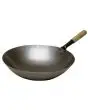 Padella Wok in acciaio - Diametro 360 mm - Dimensioni mm L 560 x P 360 x 95 H - Peso Kg 1,5